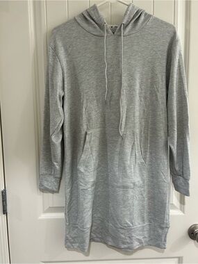 White Mark Light Gray Pullover Hoodie